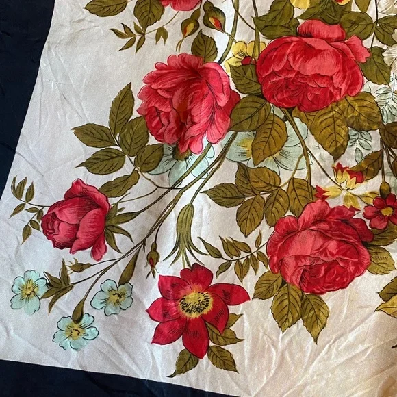 Vintage Silk Scarf Bundle Flawed - Picture 5 of 15
